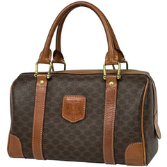 セリーヌ マカダム柄 ハンドバッグ コーティングキャンバス レディース ブランドバッグ・小物 【中古】brbag
