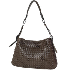 ボッテガヴェネタ イントレチャート ショルダーバッグ レザー レディース ブランドバッグ・小物 【中古】brbag