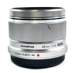 オリンパス M.ZUIKO DIGITAL 25mm F1.8 シルバー 一眼カメラ用レンズ（オートフォーカス） カメラ 【中古】cambb