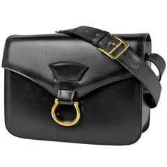 セリーヌ ロゴ ショルダーバッグ レザー レディース ブランドバッグ・小物 【中古】brbag