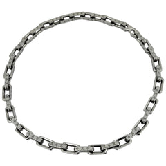 ルイ・ヴィトン チェーン モノグラム ネックレス メタル メンズ ブランドアクセサリー 【中古】bracc
