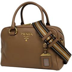 プラダ ロゴ ハンドバッグ レザー 1BB086 レディース ブランドバッグ・小物 【中古】brbag