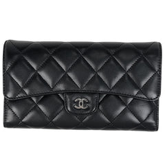 シャネル ココマーク 三つ折り 長財布 レザー レディース ブランドバッグ・小物 【中古】brbag