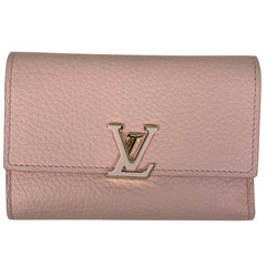 ルイ・ヴィトン ポルトフォイユ カプシーヌ コンパクト 三つ折り財布 トリヨン M82361 レディース ブランドバッグ・小物 【中古】brbag