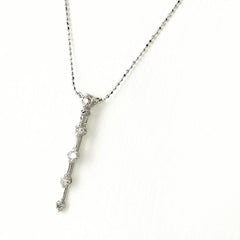 メレダイヤ デザインネックレス ネックレス K18 WG ダイヤモンド レディース ノンブランドジュエリー 【中古】nbjwl