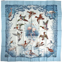 エルメス カレ90 Halte en Camargue スカーフ シルク レディース ブランドバッグ・小物 【中古】brbag