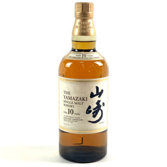 サントリー 山崎 10年 シングルモルト ホワイトラベル 700ml 国産ウイスキー 酒 【古酒】liqbb【東京都内限定お届け】