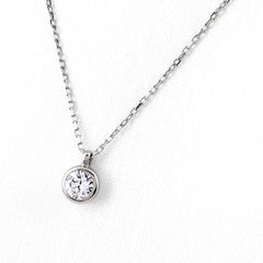 ダイヤモンド デザインネックレス ネックレス Pt900 Pt850 ダイヤモンド レディース ノンブランドジュエリー 【中古】nbjwl