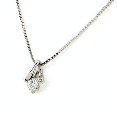 ダイヤモンド デザインネックレス ネックレス Pt900 Pt850 ダイヤモンド レディース ノンブランドジュエリー 【中古】nbjwl