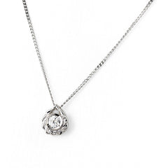 ダイヤモンド デザインネックレス ネックレス Pt900 Pt850 ダイヤモンド レディース ノンブランドジュエリー 【中古】nbjwl
