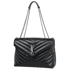 サンローランパリ ルル ミディアム ショルダーバッグ レザー 574946 レディース ブランドバッグ・小物 【中古】brbag