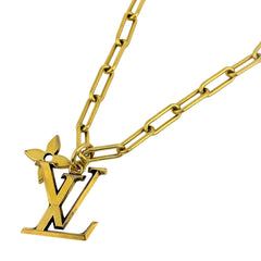ルイ・ヴィトン コリエ LV フラワー ネックレス GP レディース ブランドアクセサリー 【中古】bracc