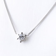 ダイヤモンド デザインネックレス ネックレス Pt900 Pt850 ダイヤモンド レディース ノンブランドジュエリー 【中古】nbjwl