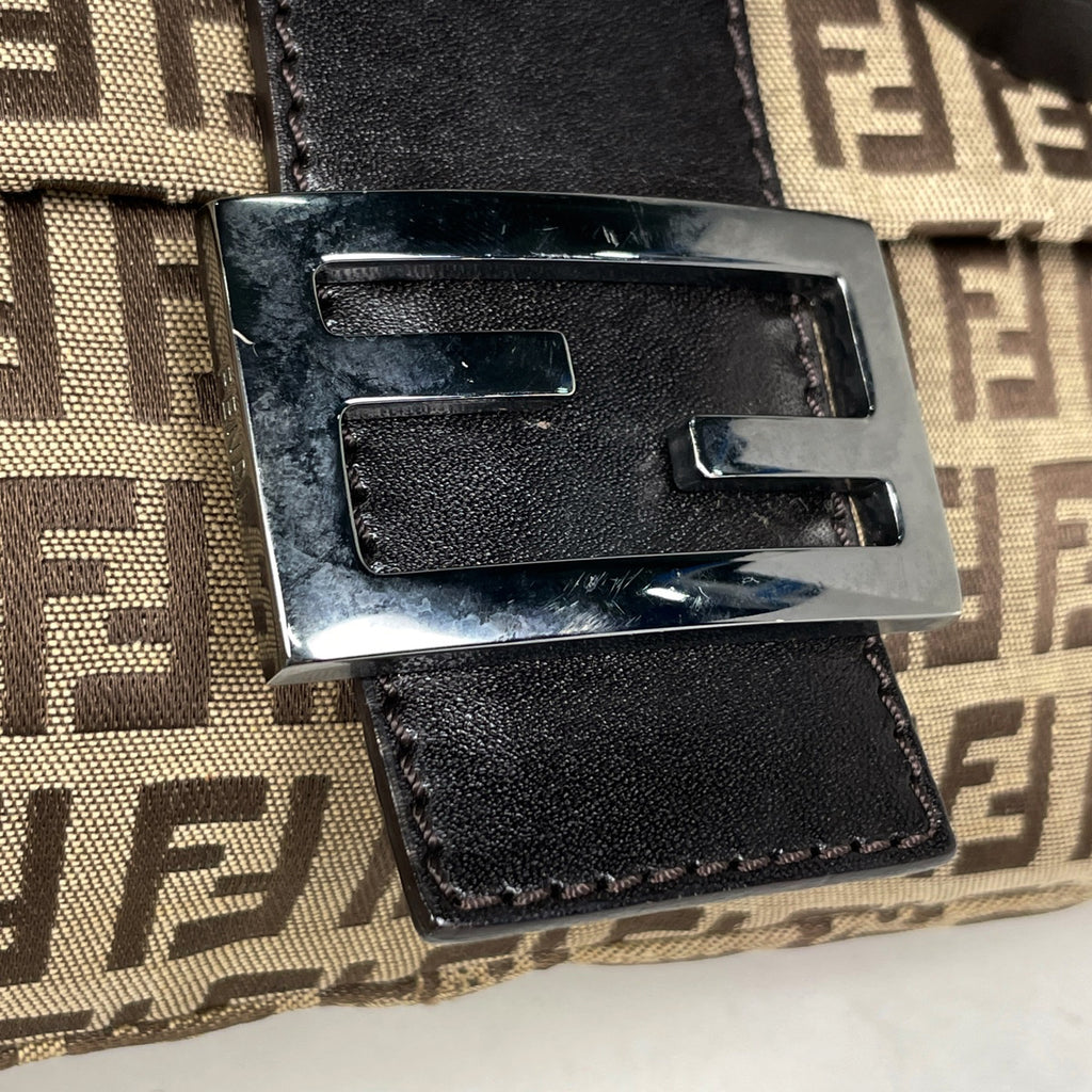 フェンディ ズッキーノ柄 マンマバケット ショルダーバッグ FENDI
