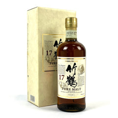 ニッカ 竹鶴 17年 ピュアモルト 700ml 国産ウイスキー 酒 【古酒】liqbb【東京都内限定お届け】