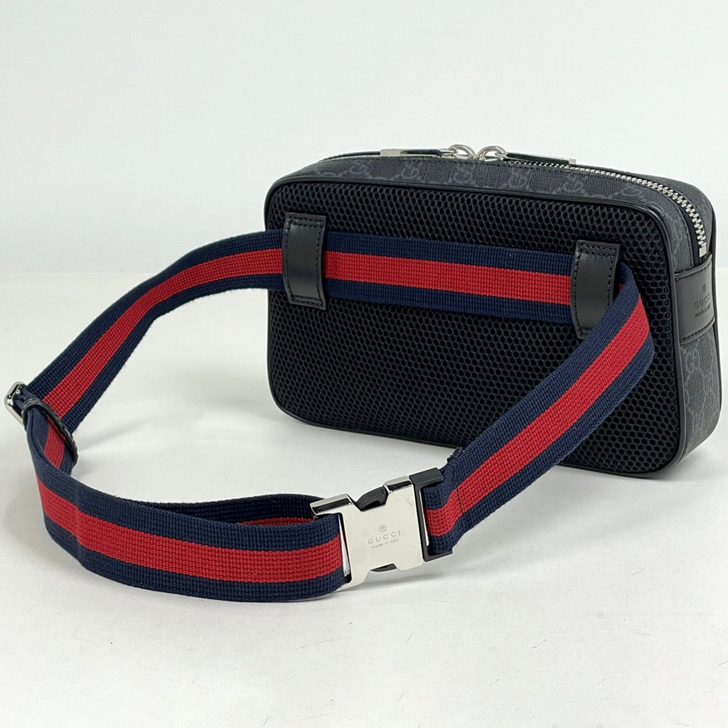 GUCCI グッチ GG柄 キャンバス ベルトバッグ グッチ GG柄 ベルトバッグ ボディバッグ コーティングキャンバス