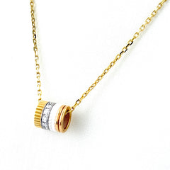 ブシュロン キャトルネックレス ネックレス 750 ホワイトセラミック ダイヤモンド レディース ブランドジュエリー 【中古】brjwl