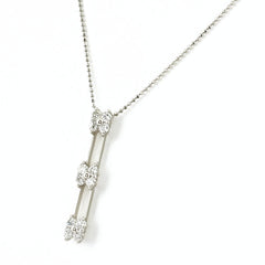 メレダイヤ デザインネックレス ネックレス Pt900 Pt850 ダイヤモンド レディース ノンブランドジュエリー 【中古】nbjwl