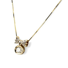 メレダイヤ デザインネックレス ネックレス K18 750 ダイヤモンド レディース ノンブランドジュエリー 【中古】nbjwl