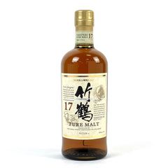 ニッカ 竹鶴 17年 ピュアモルト 700ml 国産ウイスキー 酒 【古酒】liqbb【東京都内限定お届け】
