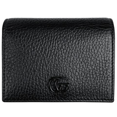グッチ GGマーモント ミニ ウォレット 二つ折り財布 レザー 456126 レディース ブランドバッグ・小物 【中古】brbag