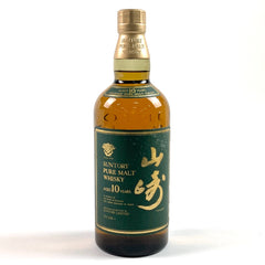 サントリー 山崎 10年 ピュアモルト グリーンラベル 750ml 国産ウイスキー 酒 【古酒】liqbb【東京都内限定お届け】