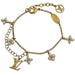 ルイ・ヴィトン ブレスレット LV フローラグラム ブレスレット GP レディース ブランドアクセサリー 【中古】bracc