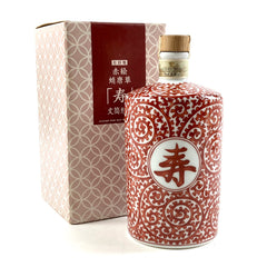 サントリー 白州 有田焼赤絵蛸唐草 寿 600ml 国産ウイスキー 酒 【古酒】liqbb【東京都内限定お届け】