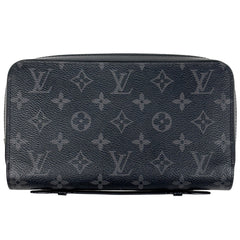 ルイ・ヴィトン ジッピーXL 長財布 モノグラムエクリプス M61698 メンズ ブランドバッグ・小物 【中古】brbag