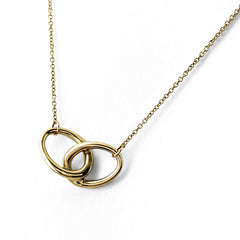 ティファニー ダブルループ ネックレス ネックレス 750 レディース ブランドジュエリー 【中古】brjwl