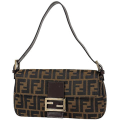 フェンディ ズッカ柄 マンマバゲット ショルダーバッグ キャンバス 26424 レディース ブランドバッグ・小物 【中古】brbag