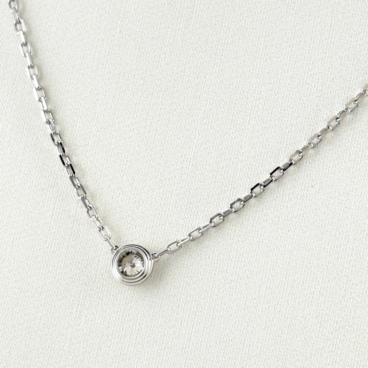 maki様　未使用極美品　カルティエ　ネックレス　ダイヤモンド　SM カルティエ ダムール SM ネックレス ネックレス 750 ダイヤモンド