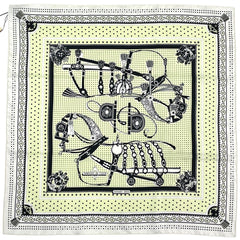 エルメス カレ55 HARNAIS DE COUR スカーフ シルク レディース ブランドバッグ・小物 【中古】brbag