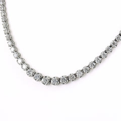 メレダイヤ デザインネックレス ネックレス Pt850 ダイヤモンド レディース ノンブランドジュエリー 【中古】nbjwl