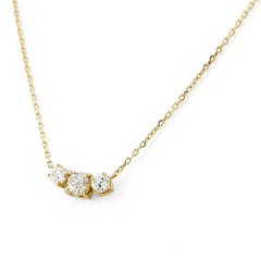 メレダイヤ デザインネックレス ネックレス K18 ダイヤモンド レディース ノンブランドジュエリー 【中古】nbjwl