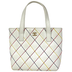 シャネル ワイルドステッチ トートバッグ レザー レディース ブランドバッグ・小物 【中古】brbag