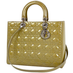 クリスチャンディオール レディディオール ハンドバッグ パテントレザー レディース ブランドバッグ・小物 【中古】brbag