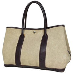エルメス ガーデンパーティPM トートバッグ トワルアッシュ レディース ブランドバッグ・小物 【中古】brbag