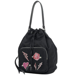 プラダ ロゴプレート ハンドバッグ ナイロン レディース ブランドバッグ・小物 【中古】brbag