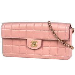 シャネル チョコバー チェーン ショルダーバッグ レザー レディース ブランドバッグ・小物 【中古】brbag