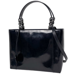 クリスチャンディオール マリスパール ハンドバッグ パテントレザー レディース ブランドバッグ・小物 【中古】brbag