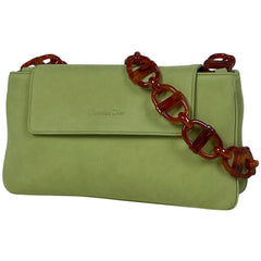 クリスチャンディオール ロゴ ショルダーバッグ レザー レディース ブランドバッグ・小物 【中古】brbag