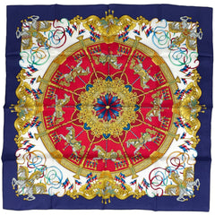 エルメス カレ90 LUNA PARK スカーフ シルク レディース ブランドバッグ・小物 【中古】brbag