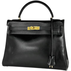 エルメス ケリー 32 ハンドバッグ ボックスカーフ 〇X レディース ブランドバッグ・小物 【中古】brbag