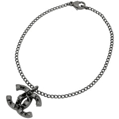 シャネル ココマーク ブレスレット シルバーメッキ レディース ブランドアクセサリー 【中古】bracc