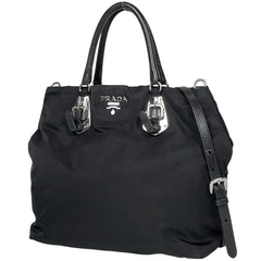 プラダ ロゴ ハンドバッグ ナイロン レディース ブランドバッグ・小物 【中古】brbag