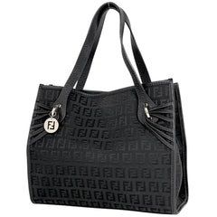 フェンディ ズッキーノ柄 ハンドバッグ キャンバス 8BH152 レディース ブランドバッグ・小物 【中古】brbag