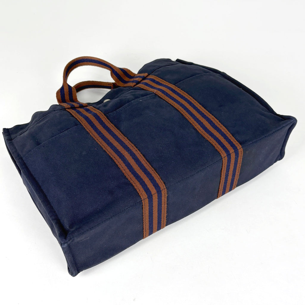 オリジナル HERMES エルメス フールトゥ キャンバス トートバッグ