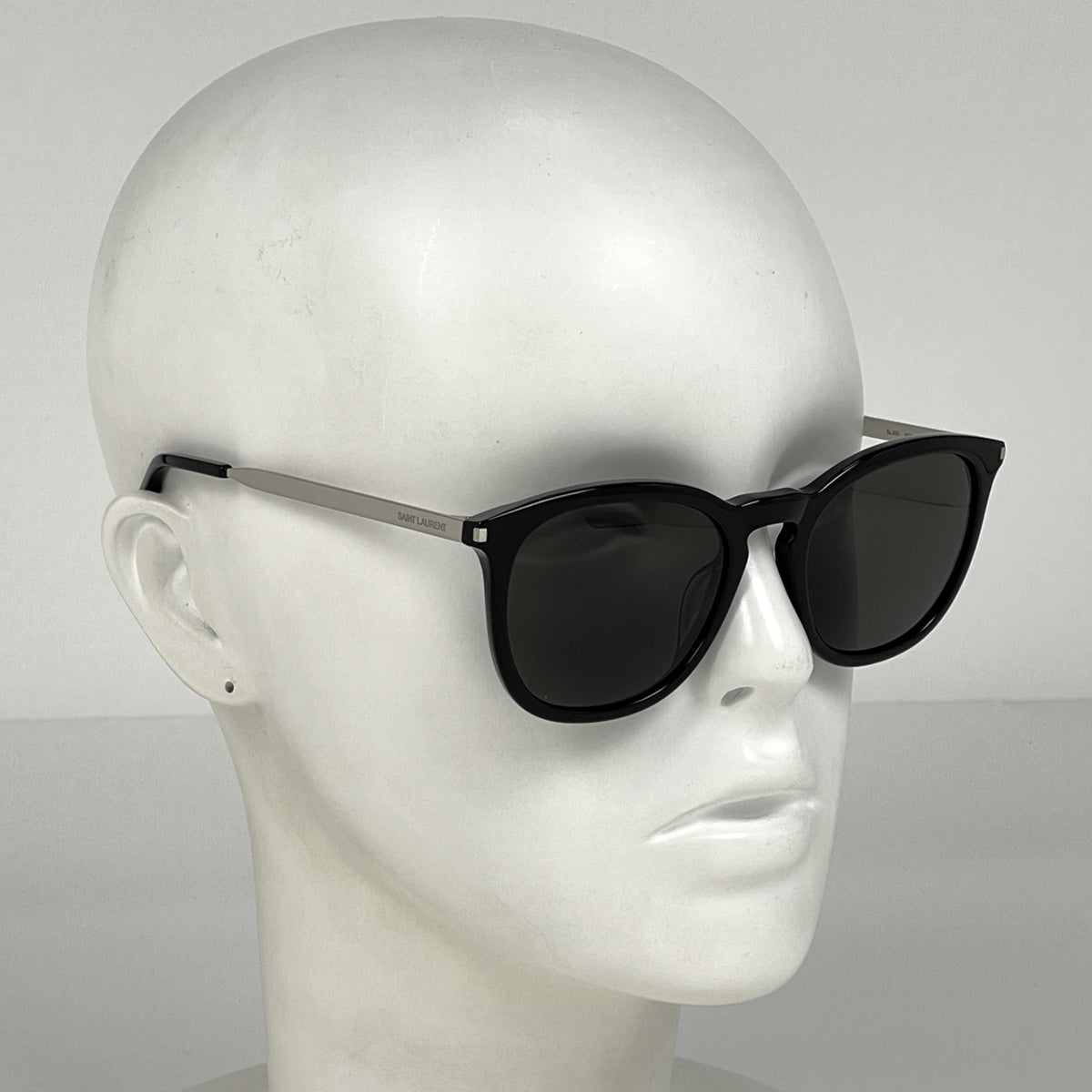 SAINT LAURENT◇サングラス/ボストン/プラスチック/BLK/BLK/メンズ/SL 