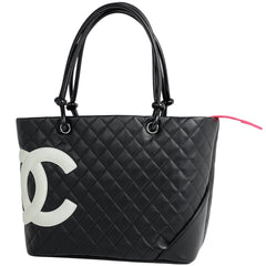 シャネル カンボンライン ラージ トートバッグ レザー レディース ブランドバッグ・小物 【中古】brbag